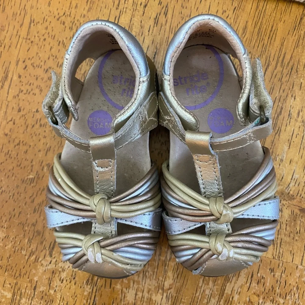 Baby Stride Rite Leather Sandals - Picture 4 of 7